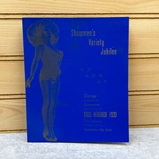 1939 Miss America Atlantic City Pageant Showmen’s Variety Jubilee Dinner Program picture