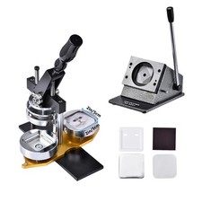 50mm 2inch Square Magnet Making Machine for DIY Decoration +100pcs Materials picture