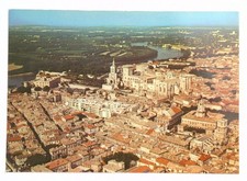 Vintage Avignon Aerial View Postcard Vaucluse France by Editions SL picture