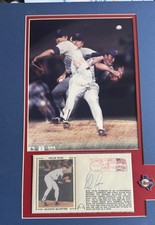 Nolan Ryan autograph signed 7th No-Hitter photo/Pin Ready To Frame picture