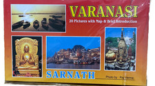 India VARANASI & SARNATH booklet of 20 postcards Unposted picture