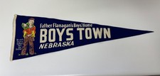 Boys Town, Nebraska, Vintage Souvenir Pennant - Father Flanagan's Boys' Home picture