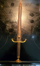 Antique 19th Century European Hunting Dagger Hirschfänger Hanger Sword picture