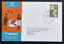 1965 BOAC First Flight from Fiji to Bangkok, Thailand picture