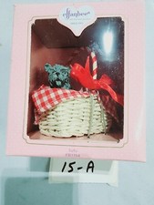 Effanbee Storybook Collection FB1154 Toto in a Basket Ornament/ Figurine 1989 picture