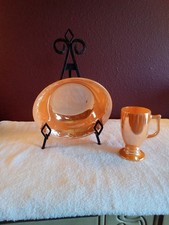 Vintage FireKing PeachLustre 8.25