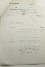 1932 Lamson Goodnow Asst Alloy Steel Co Cleveland OH New Haven Ephemera P1505E picture