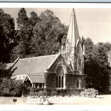 c1940s Glendale, CA Little Church of Flowers RPPC Forest Lawn Memorial Park PC picture