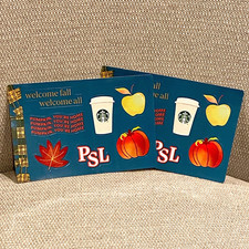 2 Sheets of Starbucks Fall 2024 PSL Stickers - Welcome Fall Pumpkin You’re Home picture