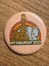 Vintage PITTSBURGH ZOO Pin Pittsburgh PA 2.5” picture