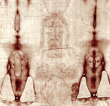 Shroud of Turin Full Fabric Print Jesus Easter Lent Holy Week Christmas Gift + picture