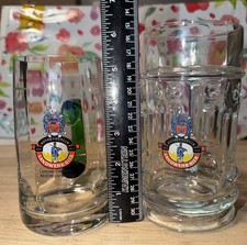2 Rothenburger Landwehr Bier Glass Steins Rastal Germany,  Vintage picture