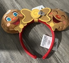 Disney Jollywood Nights 2025 Ollie Gingerbread Minnie Ears Headband New picture
