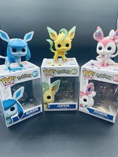 Funko Pop Games Nintendo Pokemon Vinyl 4” Figure Toy Pop Eevee Lot of 3 picture