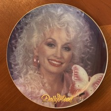 Dolly Parton Dollywood Ceramic Round Decorative Collector Plate Vintage JAPAN picture