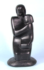 RIMA Midcentury Modern Austin Prod Sculpture MOTHER and CHILD 1965 picture