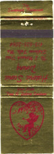 Sweetheart Restaurant Shelburne Falls MA Vintage Matchbook Cover 1960s-70s picture
