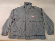 VTG Riverside Coca Cola Delivery Jacket XL? 2XL Full Zip Navy Blue Flexbac USA picture