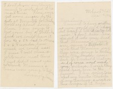 1906 Mohawk Hill NY Antique Letter School Teacher Trustee Food Prices Fire picture