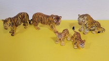 VTG SCHLEICH TIGER 14023 14092 14096 14138 14187 2003 RARE RETIRED 1989 - 2007 picture