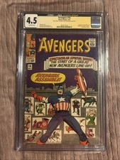 Avengers #16 CGC 4.5 SS SIGNED / AUTOGRAPHED Dick Ayers at SDCC 1965 Cap America picture