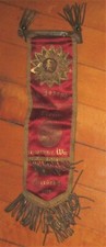 Antique Ribbon FIRST FRANZ JOSEPH SICK AND BENEVOLENT SOCIETY Jewish Fraternal picture