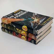 3 VTG Science Fiction Books Space Cadet by Carey Rockwell Copyright 1952 & 53 picture