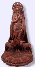 Celtic Goddess of Fire Brigid Statue Patroness of Hope Poetry Livestock Medicine picture