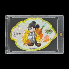 MICKEY MOUSE RARE GOLD HOLO FOIL DUMPLING CARD 2024 Kakawow Chinese - Disney picture