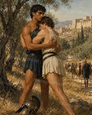 Fantasy Male Model Photo Print Muscular Handsome Shirtless Hunk Abs  -J48 picture