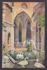 SPAIN, Vintge postcard, Barcelona, The Cathedral picture