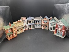 Hallmark Nostalgic Houses Shops #1-8 1984-1991 Dollhouse Ornament Lot picture