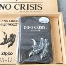 Rare Out of Print Dino Crisis Zippo Lighter Capcom Dinosaur Claw Design picture