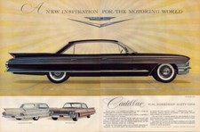 1960 Cadillac Fleetwood TWO PAGE Print Ad Model Year '61 New Inspiration picture