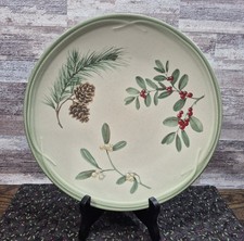 VTG Pfaltzgraff Winterwood Stoneware Dinner Plate, Pinecones, Berries & Leaves picture