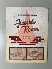 Original 1960s Green Lantern Fireside Room Vintage Menu Hardwick Minnesota MN picture