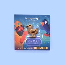 Kurzgesagt Golden Duck Pin - Limited Edition of 10,000 picture