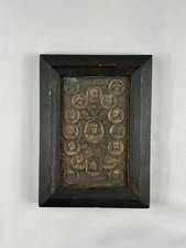 Antique 1913 Imperial Russian Romanov Dynasty 300th Anniversary Bronze Plaque picture