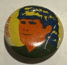 VINTAGE DAVY CROCKET PIN 1950’s Button Pinback picture