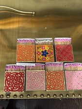 Vintage 1967 Vandor Matchboxes - Made in Japan Psychedelic Mod Boho Decor  (7) picture