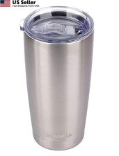 SUNWILL Travel Coffee Tumbler 20 oz, Stainless 20 Ounces, Steel picture