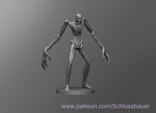 SCP 096 Creature Monster Manual 28mm Scale DND D&D Tabletop Miniature picture