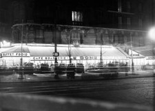 Cafe Brasserie Le Dome in November 1929 in Paris, France Old Historic Photo picture