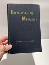 Robert A. Nelson Encyclopedia of Mentalism Book 1944 Signed Magic Occult picture