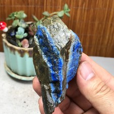126g Natural lapis lazuli Crystal gemstone Rough Mineral Specimen healing A5054 picture