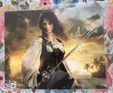 PENELOPE CRUZ Personally Signed 8x10 Photo With Beckett Pirates Caribbean Bek picture