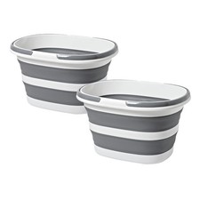 Goderewild Large Collapsible Bucket 16L Two-Pack - Upgraded, Lightweight & Po... picture