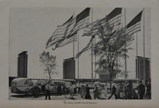 Antique Chicago Worlds Fair Art Print Twelfth Street Entrance 1933 Original picture