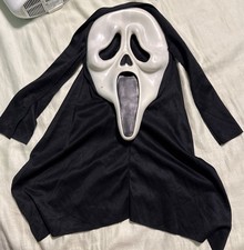 Vtg Y2K Ghost Face Scream 3 Glow Mask Easter Unlimited T Stamp EUC Read picture