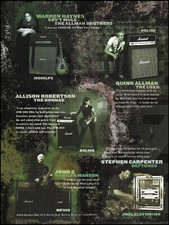 Marshall guitar amp ad Stephen Carpenter John 5 Allison Robertson Warren Haynes picture